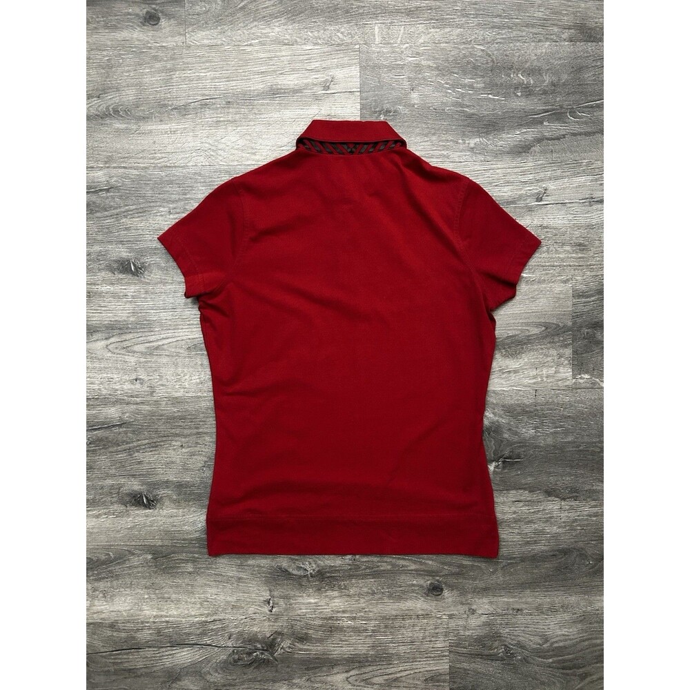 Nike Women's Medium Red Stanford Cardinal Polo Shirt Y2K Vintage Retro 2009 EUC - Picture 7 of 10
